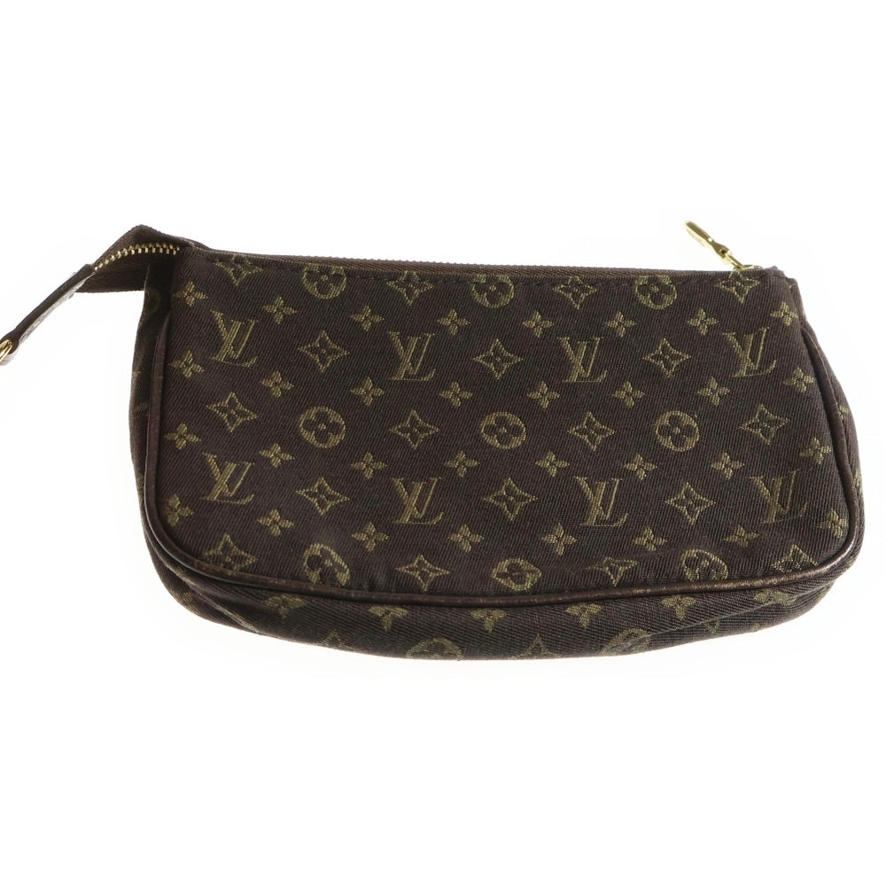 LOUIS VUITTON(ルイヴィトン) ミニ ラン バケットPM モノグラム キャンバス レザー ハンド バッグ ゴールド金具 ブラウン M95226