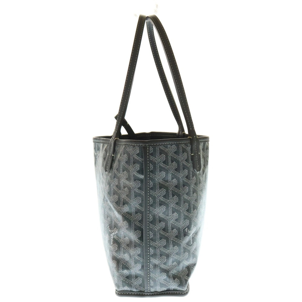 GOYARD(ゴヤール) ANJOU MINI アンジュ ミニ ポーチ付レザーハンドバッグ グレー レディース
