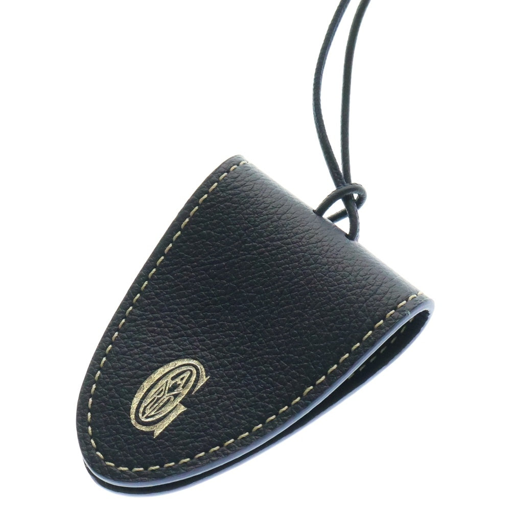 GOYARD(ゴヤール) ユニバーサル バッグクリップ ネイビー レザー