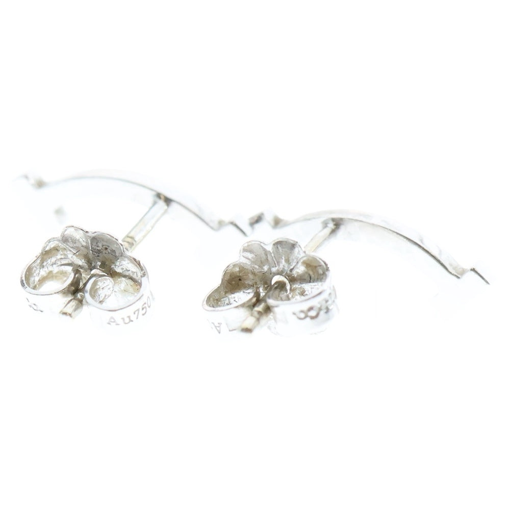 TIFFANY&Co(ティファニー) Tスマイル ダイヤ ピアス イヤーアクセサリー シルバー Au750WG 1.6g