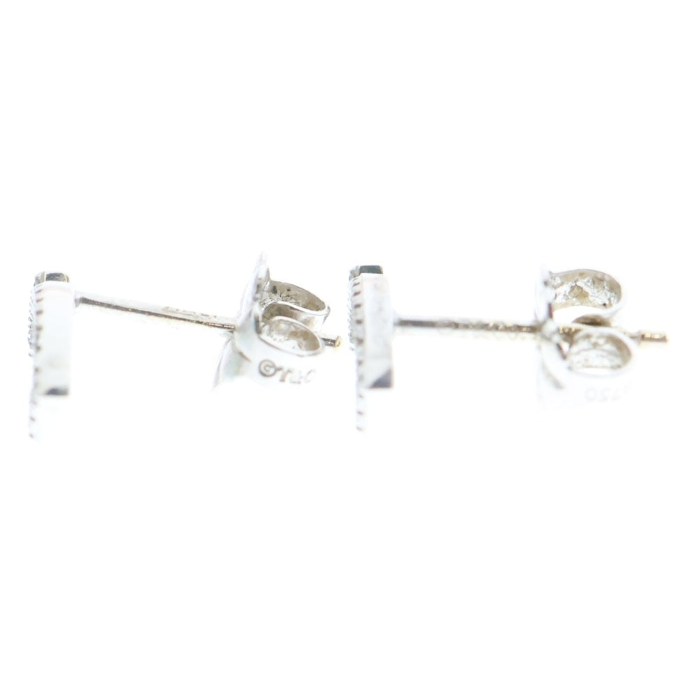 TIFFANY&Co(ティファニー) Tスマイル ダイヤ ピアス イヤーアクセサリー シルバー Au750WG 1.6g