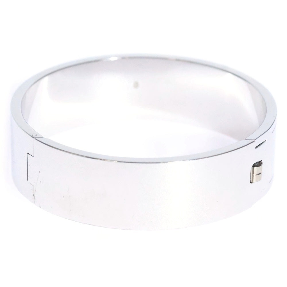 HERMES　エルメス　エマイユバングル　シルバー×ブラック HERMES エルメス エマイユPM 七宝焼き バングル シルバー