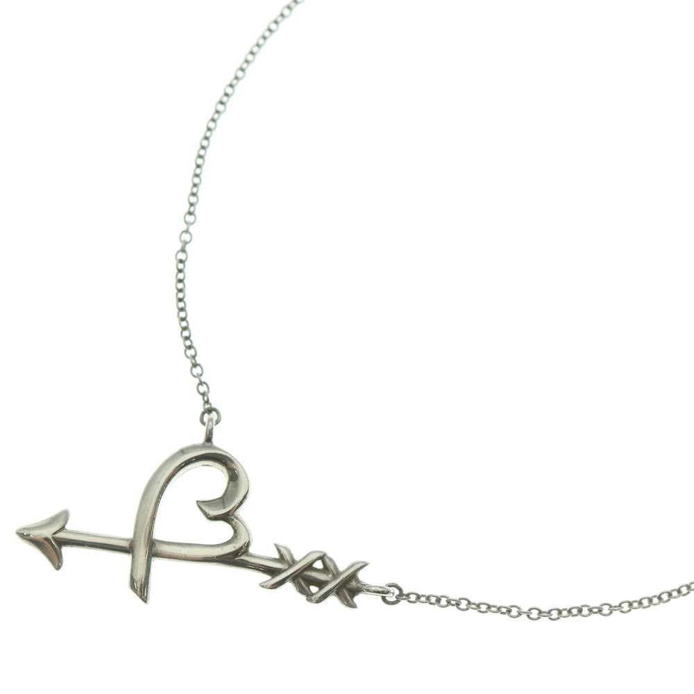 TIFFANY&Co(ティファニー) ハート&アロー ネックレス ペンダント チェーン シルバー SV925 2.4g