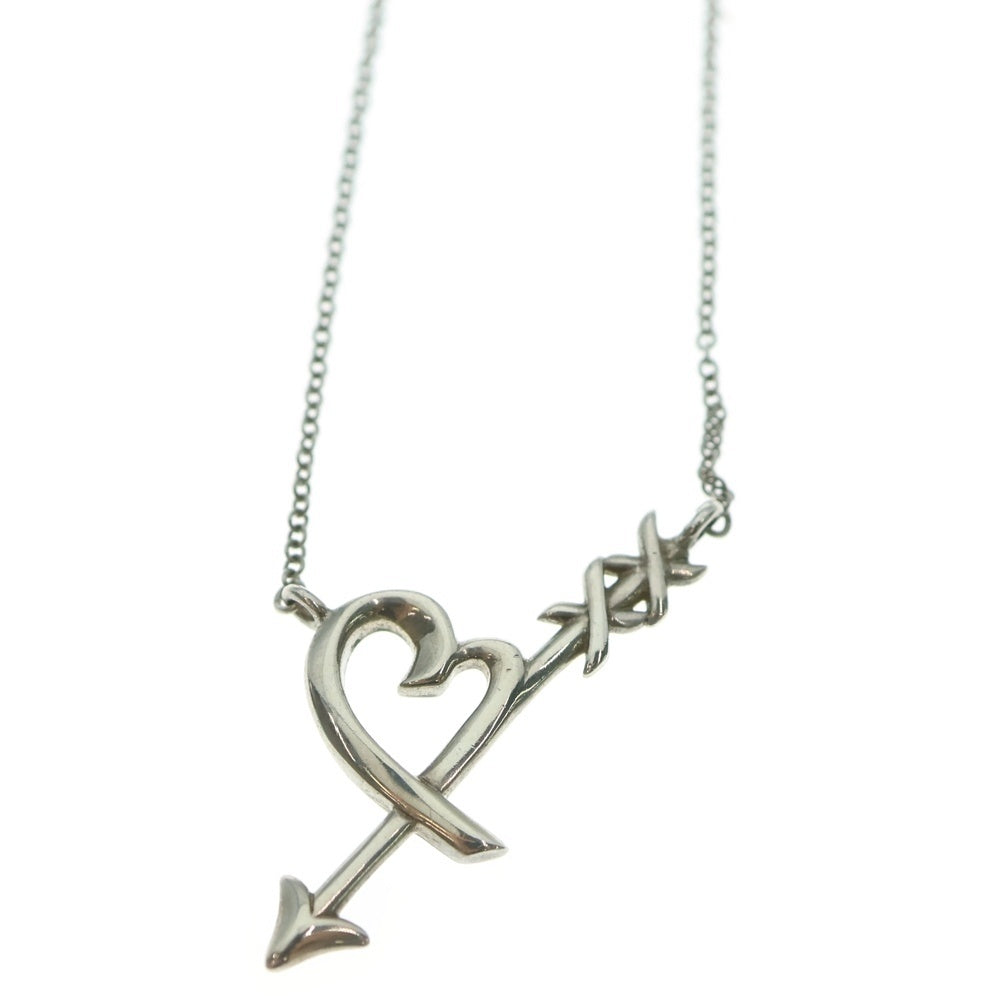 TIFFANY&Co(ティファニー) ハート&アロー ネックレス ペンダント チェーン シルバー SV925 2.4g
