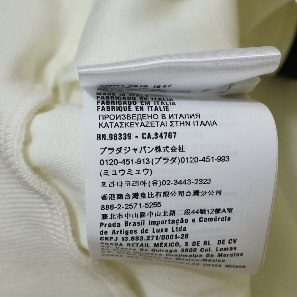 miumiu(ミュウミュウ) 20SS サイドラインロゴコットンセットアップ ジャージ ハーフパンツ ショートパンツ ホワイト MJL668