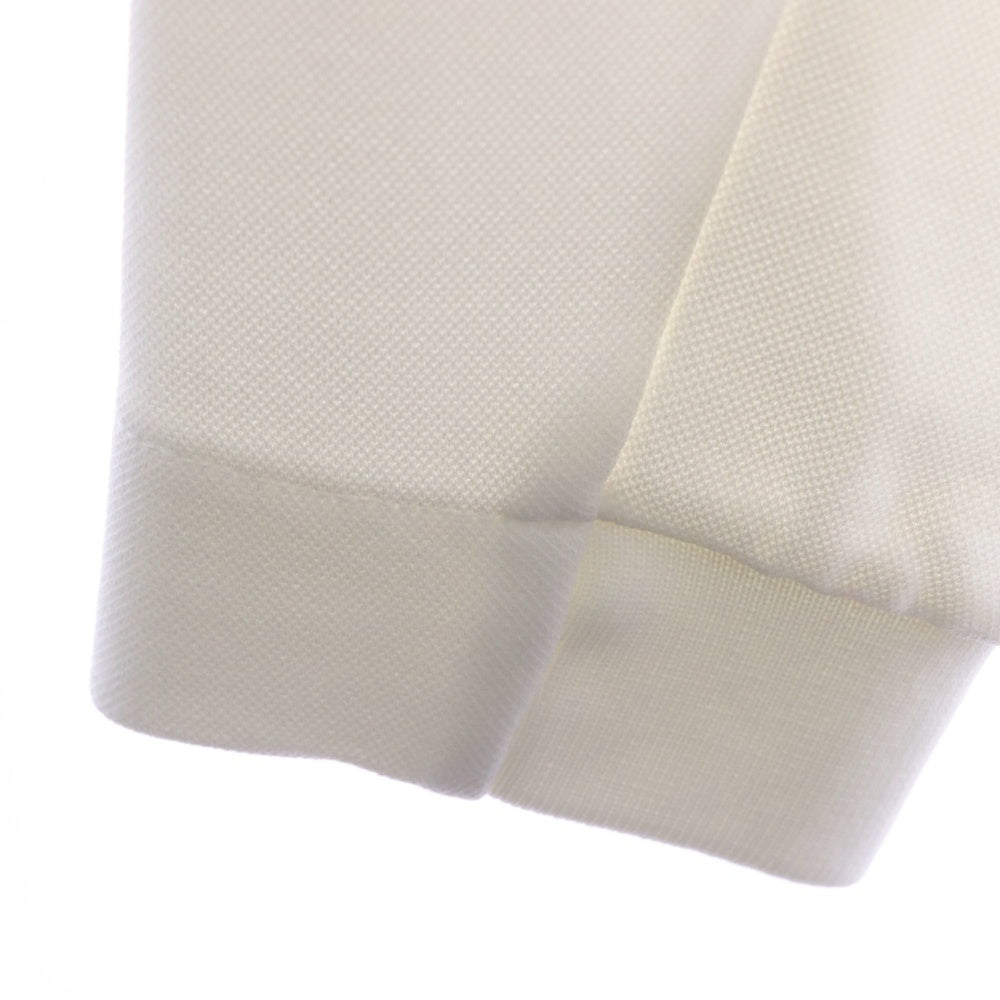 MARK&LONA(マークアンドロナ) スカル エンボスロゴ プリント クルーネック ラグランスリーブ プルオーバースウェットトレーナー ホワイト ML-18S-C51K-K