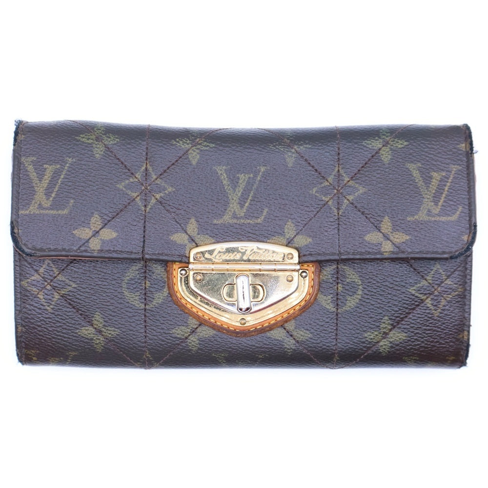 LOUIS VUITTON(ルイヴィトン) ポルトフォイユサラ エトワール モノグラム PVC レザー ターンロック ロングウォレット 長財布 ゴールド金具 ブラウン M66556