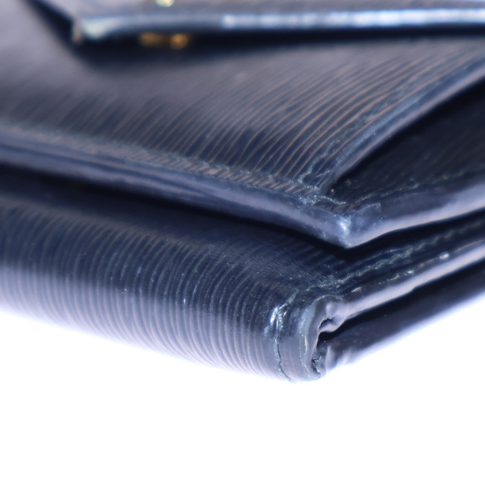 PRADA(プラダ) 三つ折り財布 コンパクトウォレット ブラック レザー