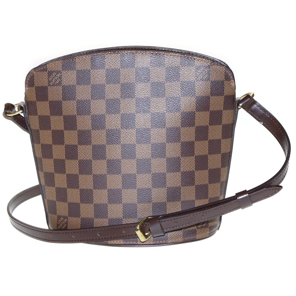 LOUIS VUITTON(ルイヴィトン) ダミエ ドルーオ ショルダーバッグ ブラウン PVCレザー スペシャルオーダー N51290