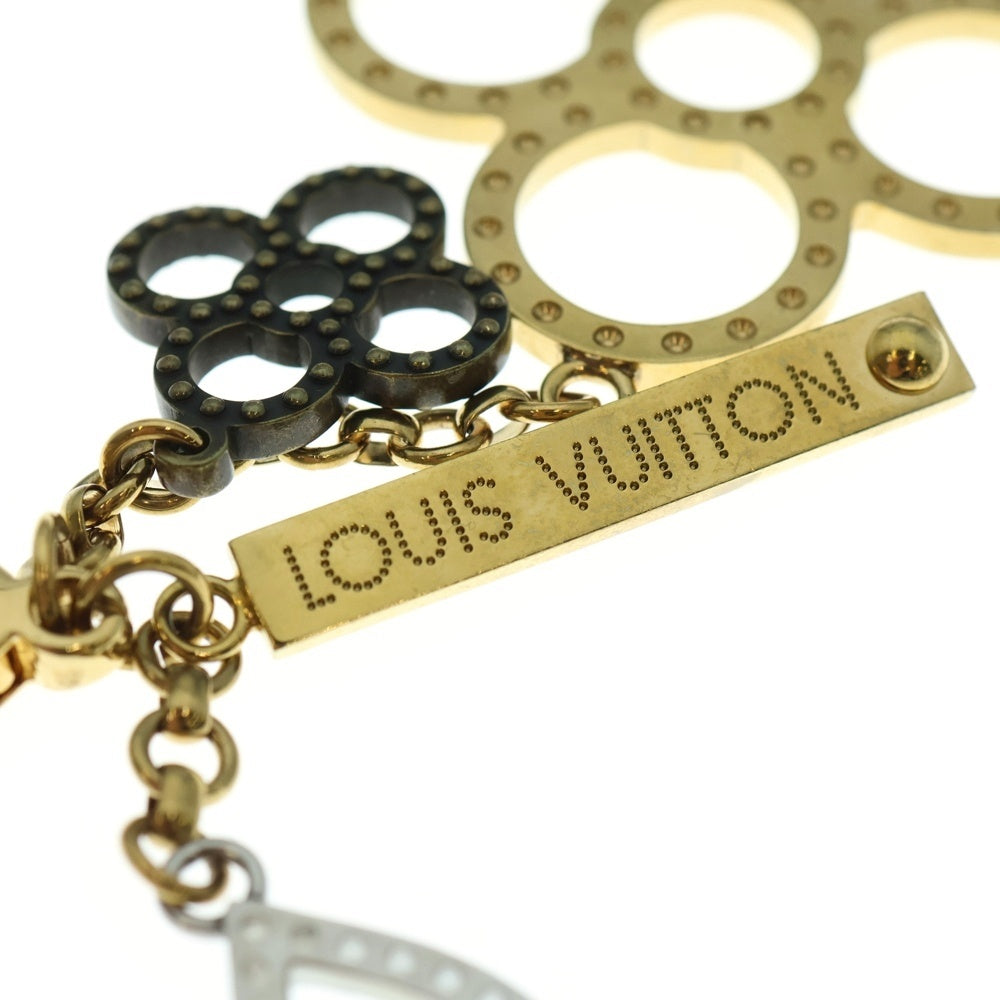 LOUIS VUITTON(ルイヴィトン) ビジューサック タパージ モノグラム フラワー ゴールド×シルバー チャーム M65090