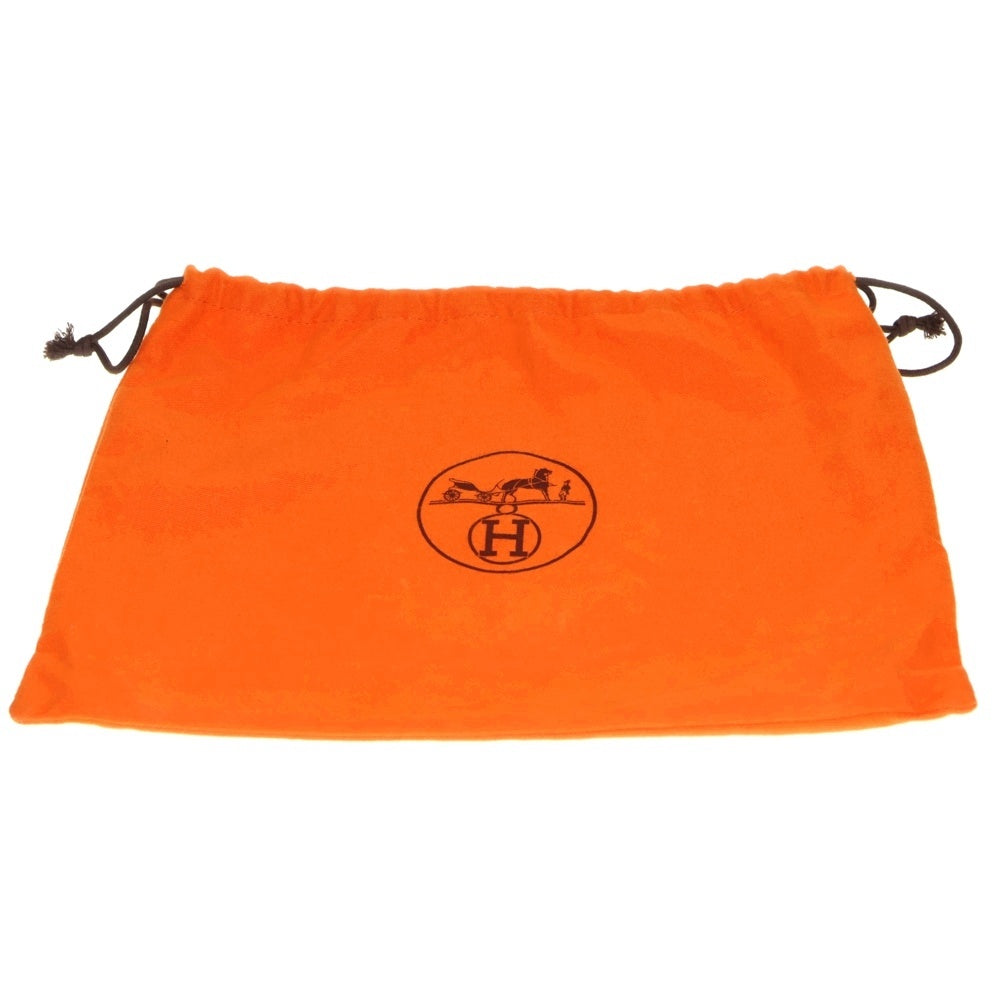 HERMES(エルメス) ポシェット ジェット レザー クラッチ セカンドバッグ シルバー金具 ブラウン □P刻印