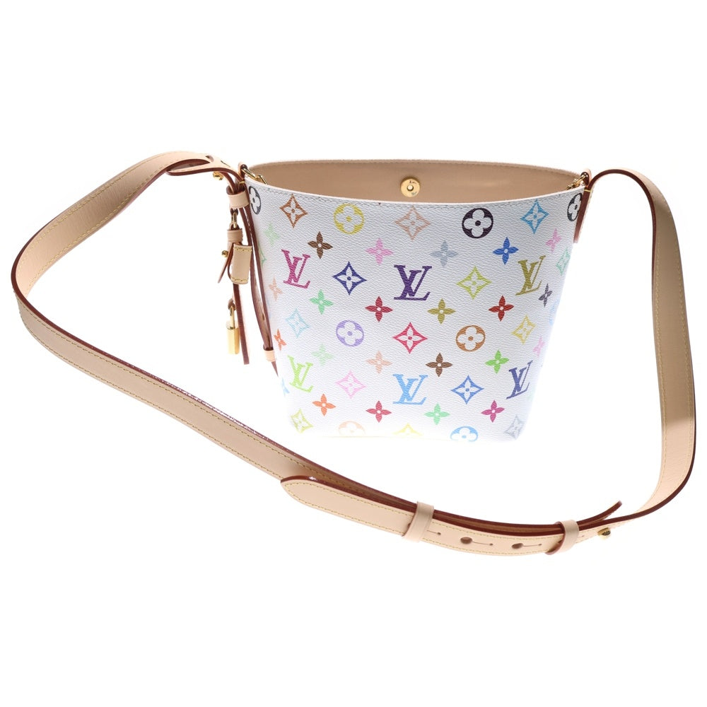 LOUIS VUITTON(ルイヴィトン) LV×TMオール・インBB ショルダーバッグ ホワイト モノグラム マルチカラー M13089 ICタイプ