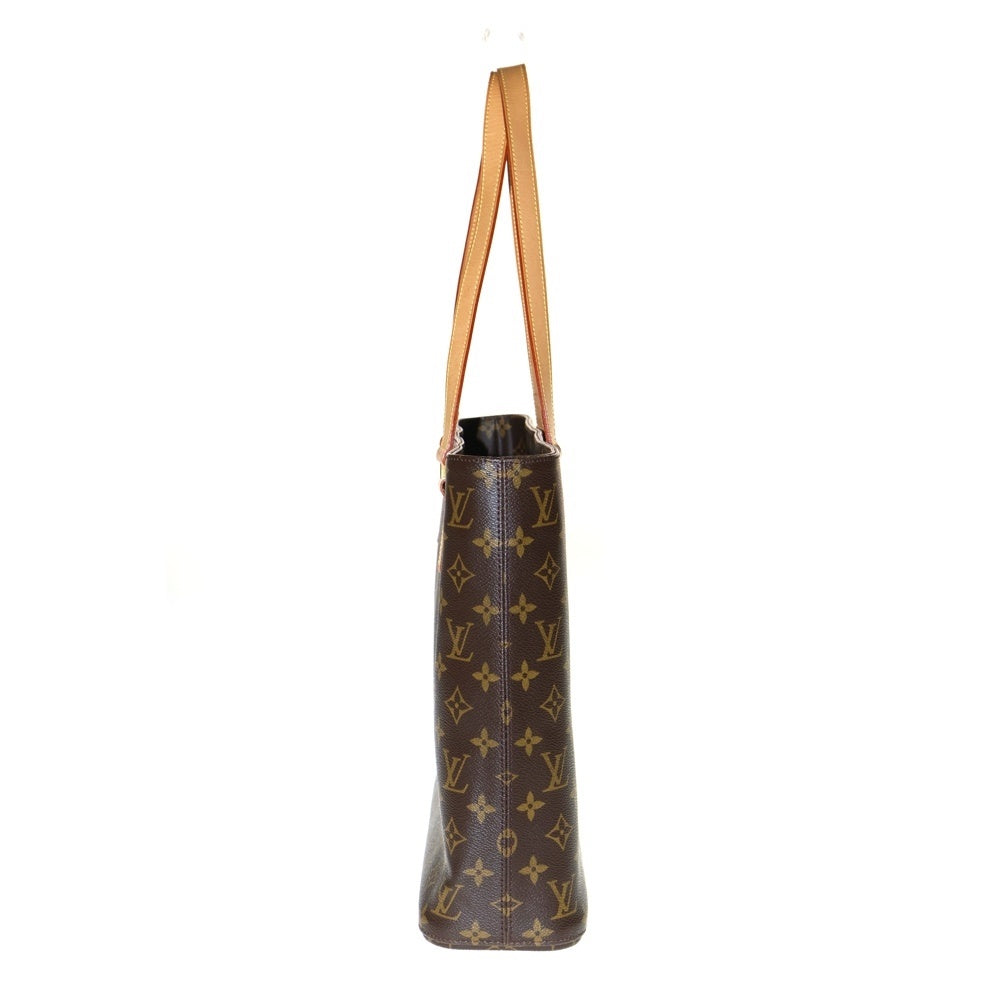 LOUIS VUITTON(ルイヴィトン) モノグラム ルコ トートバッグ ハンドバッグ ブラウン ゴールド金具 レザー×PVC M51155