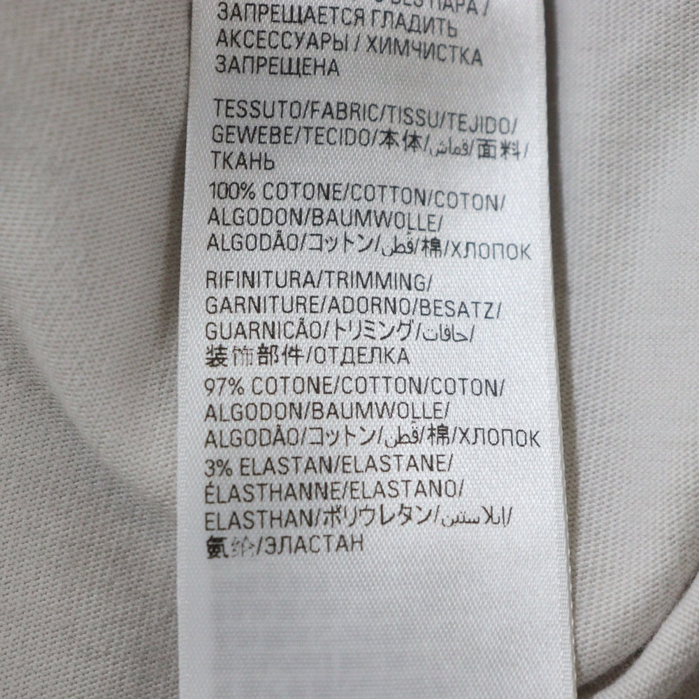 BALENCIAGA(バレンシアガ) TO MY LOVE HAPPY VALENTINE TEE トゥマイラブ ハッピーバレンタイン CD ダメージ加工クルーネック半袖Tシャツ カットソー アイボリー 764235 TQVE4