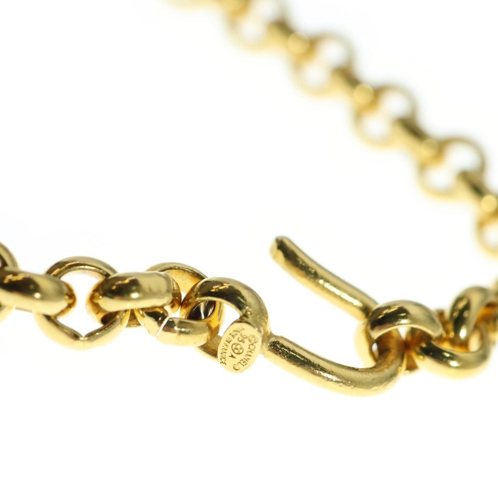 CHANEL(シャネル) ココマーク/マトラッセ/フレグランス/ヒール/ハート/クローバーモチーフ アイコンチャーム付チェーンペンダントネックレス ゴールド