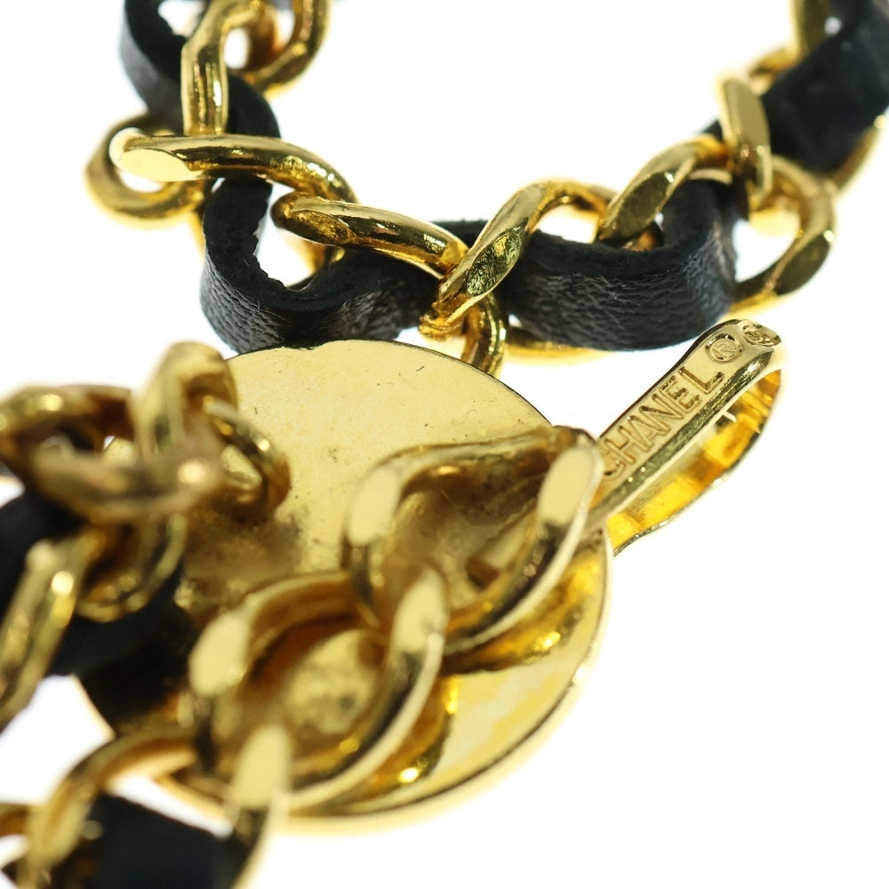 CHANEL(シャネル) ココマーク CCレザーチェーンベルト ゴールド