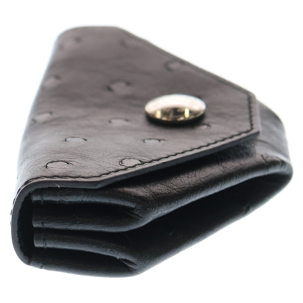 HERMESエルメス　ケース ルヴァンキャトル 黒 シルバー金具 HERMES(エルメス) コインケース ルヴァンキャトル 小物入れ ブラック