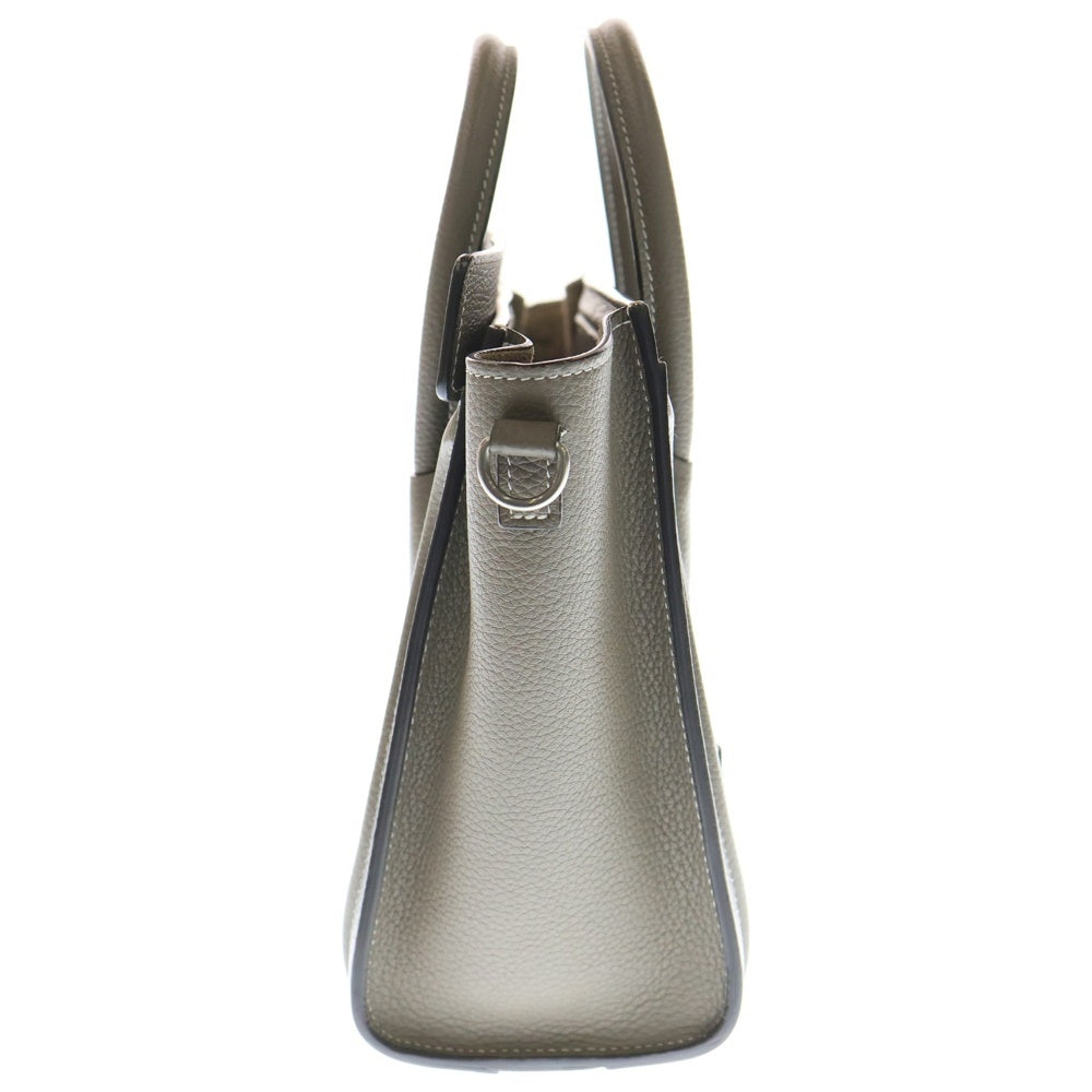 CELINE(セリーヌ) ラゲージ ナノ ショッパー 2WAY レザーハンドバッグ