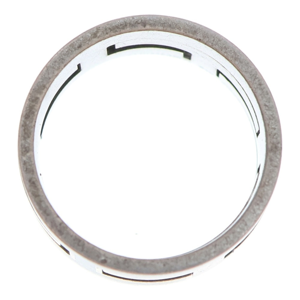 HERMES(エルメス) ムーブアッシュ リング 指輪 シルバー×ブラック