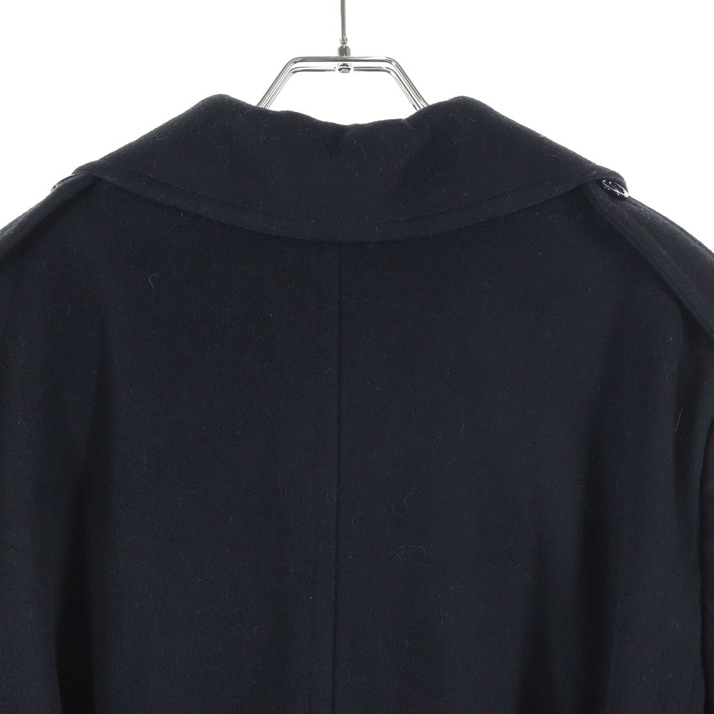 CELINE エディ期 金ボタン ダブルブレスト ウールメルトン ピーコート 紺 CELINE エディ期 金ボタン ダブルブレスト ウールメルトン ピーコート