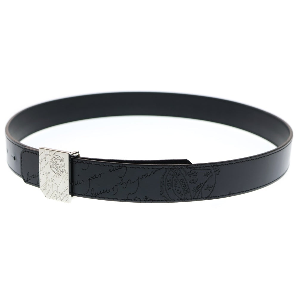 Berluti(ベルルッティ) カリグラフィ ベルト ブラック レザー 85/34