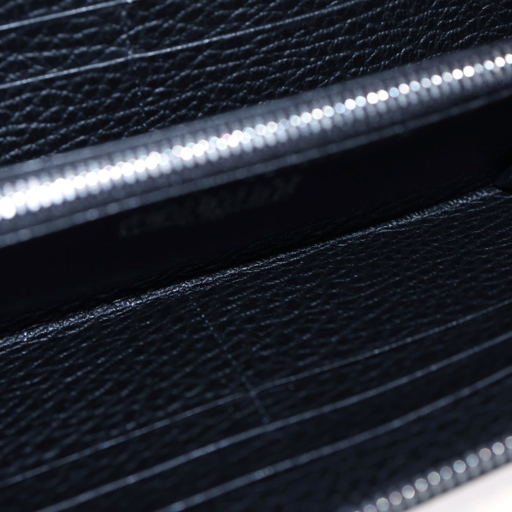 Maison Margiela 0(メゾンマルジェラ) ラウンドジップ 長財布 ブラック