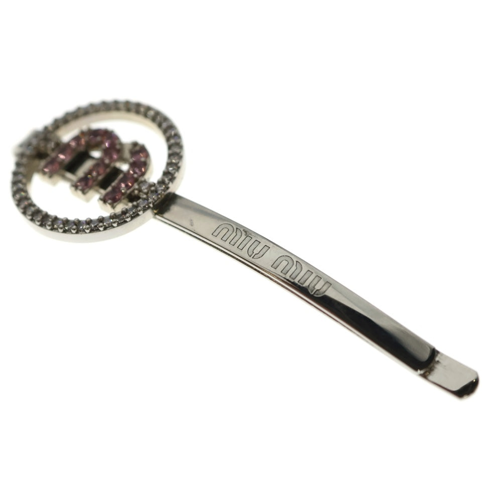 miumiu(ミュウミュウ) ラインストーン ヘアクリップ ヘアアクセサリー レディース