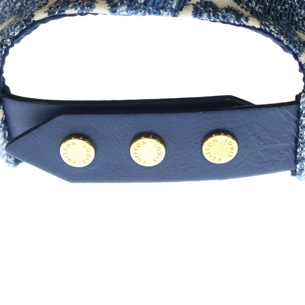 LOUIS VUITTON(ルイヴィトン) LV モノグラム ジャガード デニムキャップ 帽子 ネイビー M77437