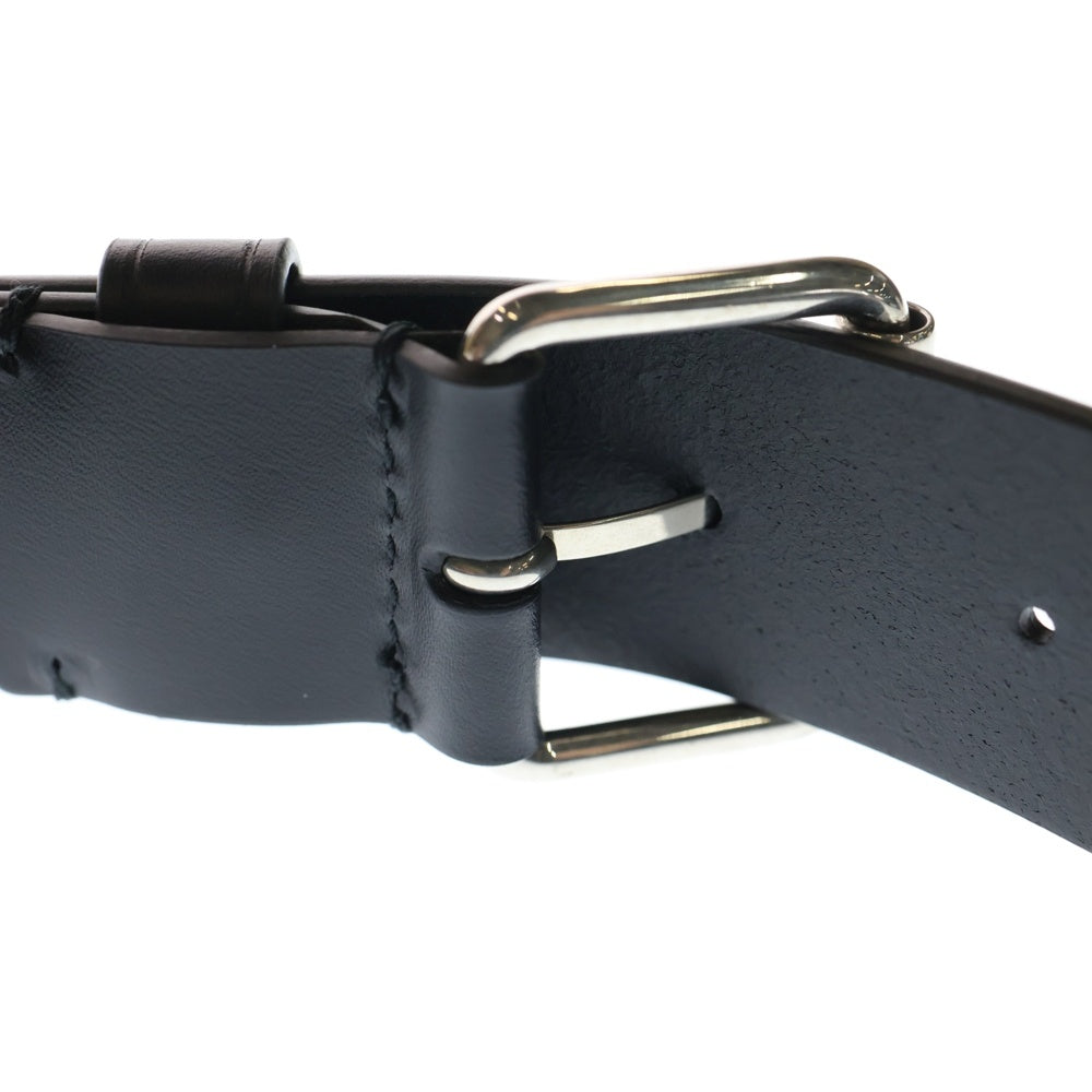 BALENCIAGA(バレンシアガ) ウエストレザーベルト ブラック レザー 674890 シルバー金具