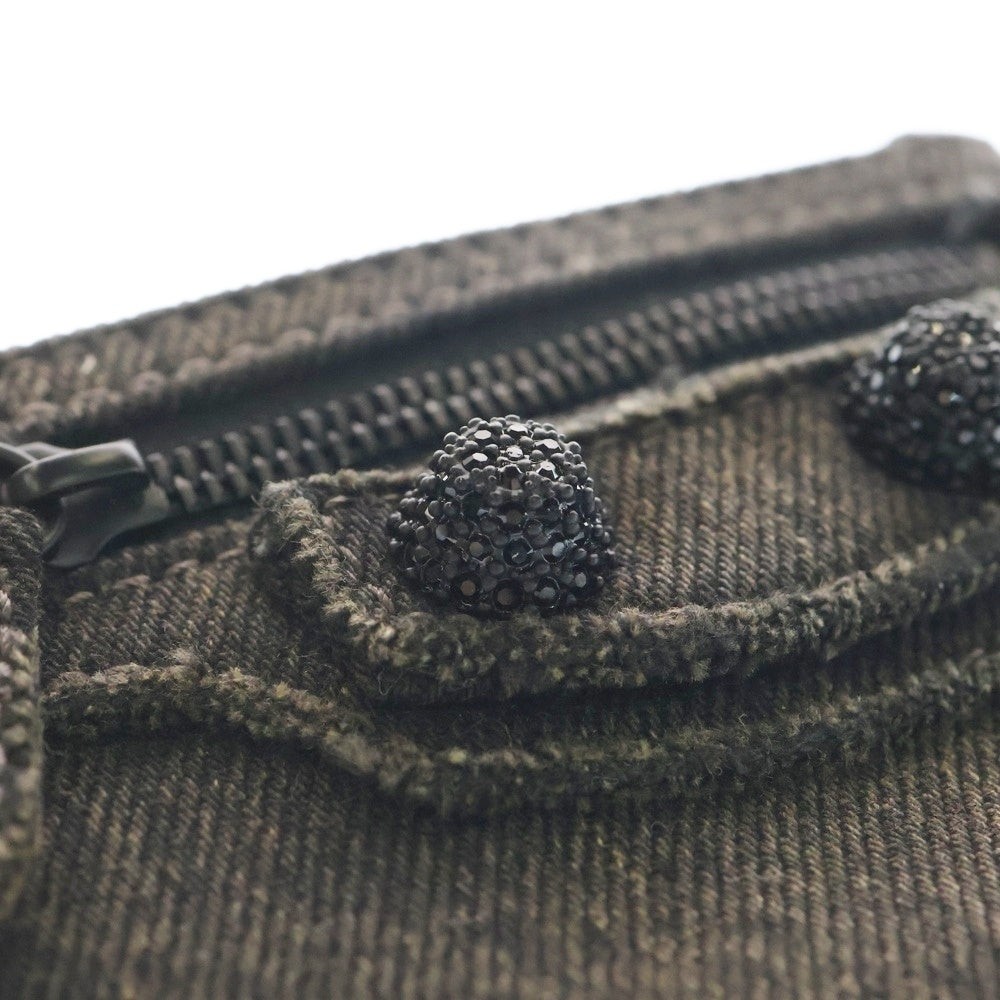 BALENCIAGA(バレンシアガ) LE CAGOLE カゴール コインケース ブラックデニム ポーチ 776769