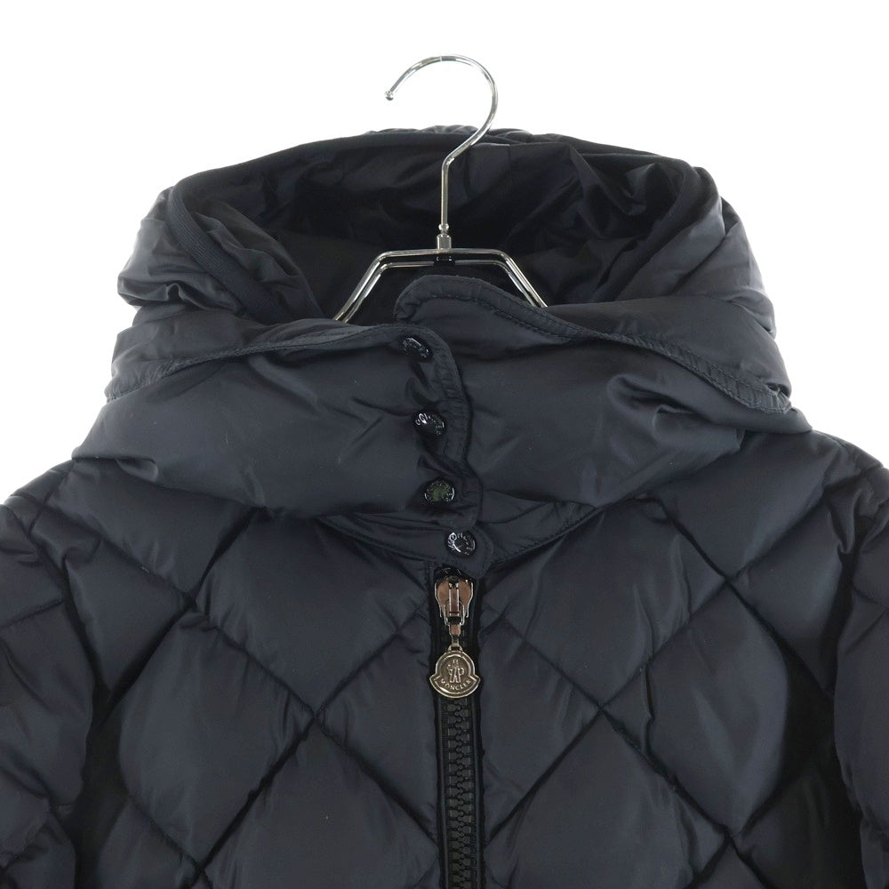 MONCLER(モンクレール) 15AW BOURG ブール キルティング フーデッド ジップアップ ダウンジャケット ブラック レディース A20934685300 54155