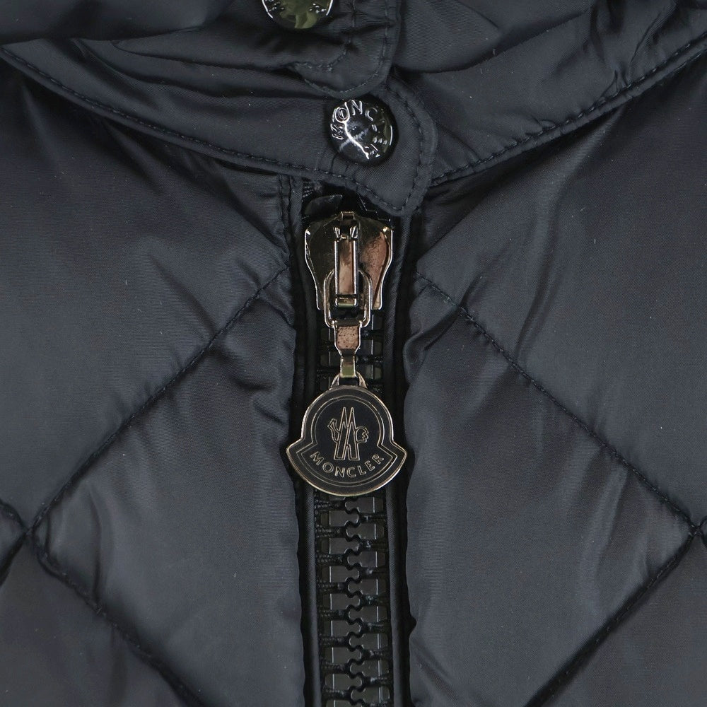 MONCLER(モンクレール) 15AW BOURG ブール キルティング フーデッド ジップアップ ダウンジャケット ブラック レディース A20934685300 54155