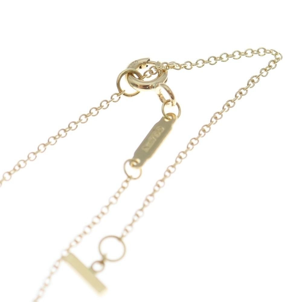 TIFFANY & Co.(ティファニー) Tスマイル ミニ ネックレス Au750 K18 YG