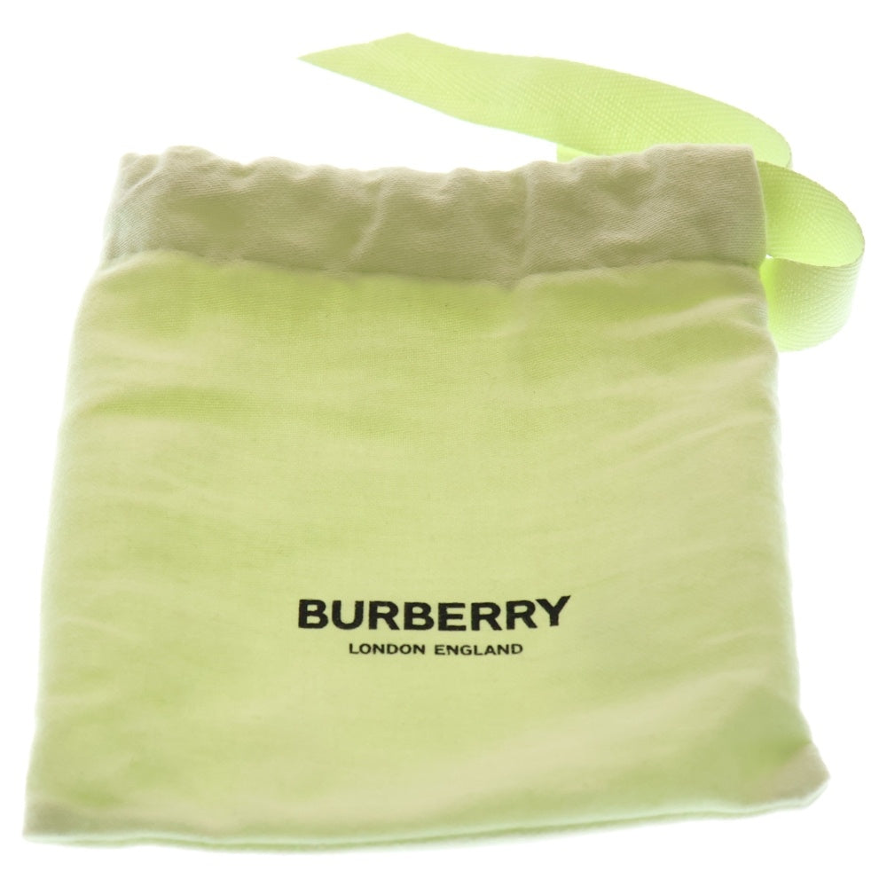 BURBERRY(バーバリー) ロゴ スナップボタン レザー ベルト ゴールド金具 ブラウン 8019719