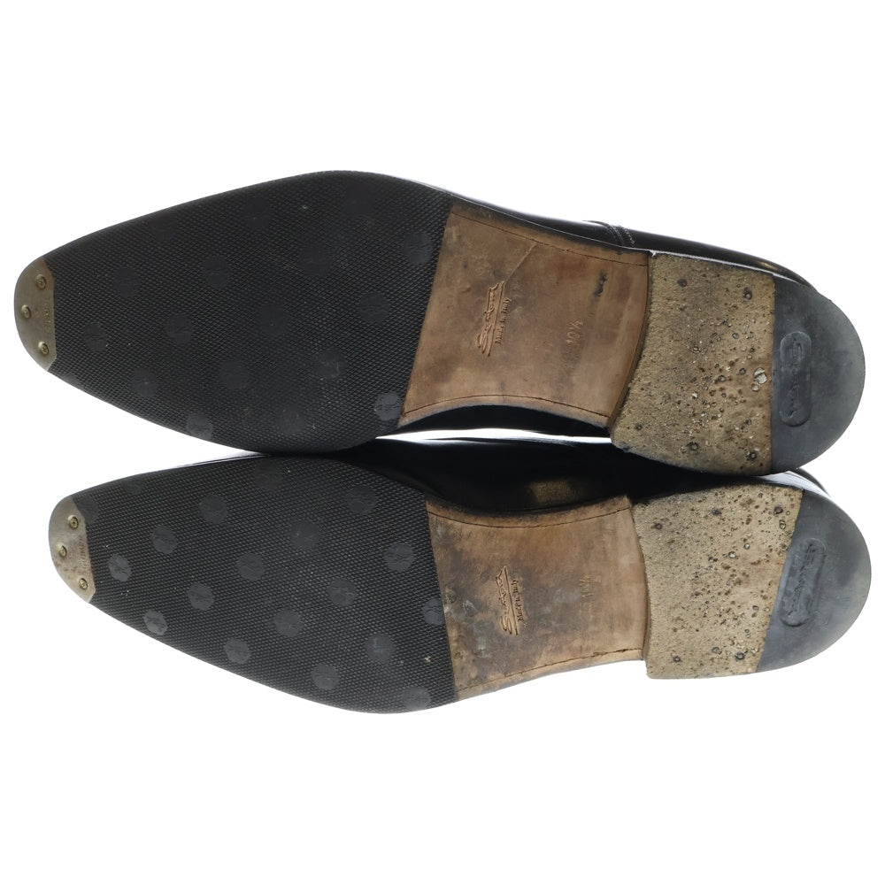 Santoni(サントーニ) レザー レースアップ ドレス ビジネス シューズ ブラック 7645