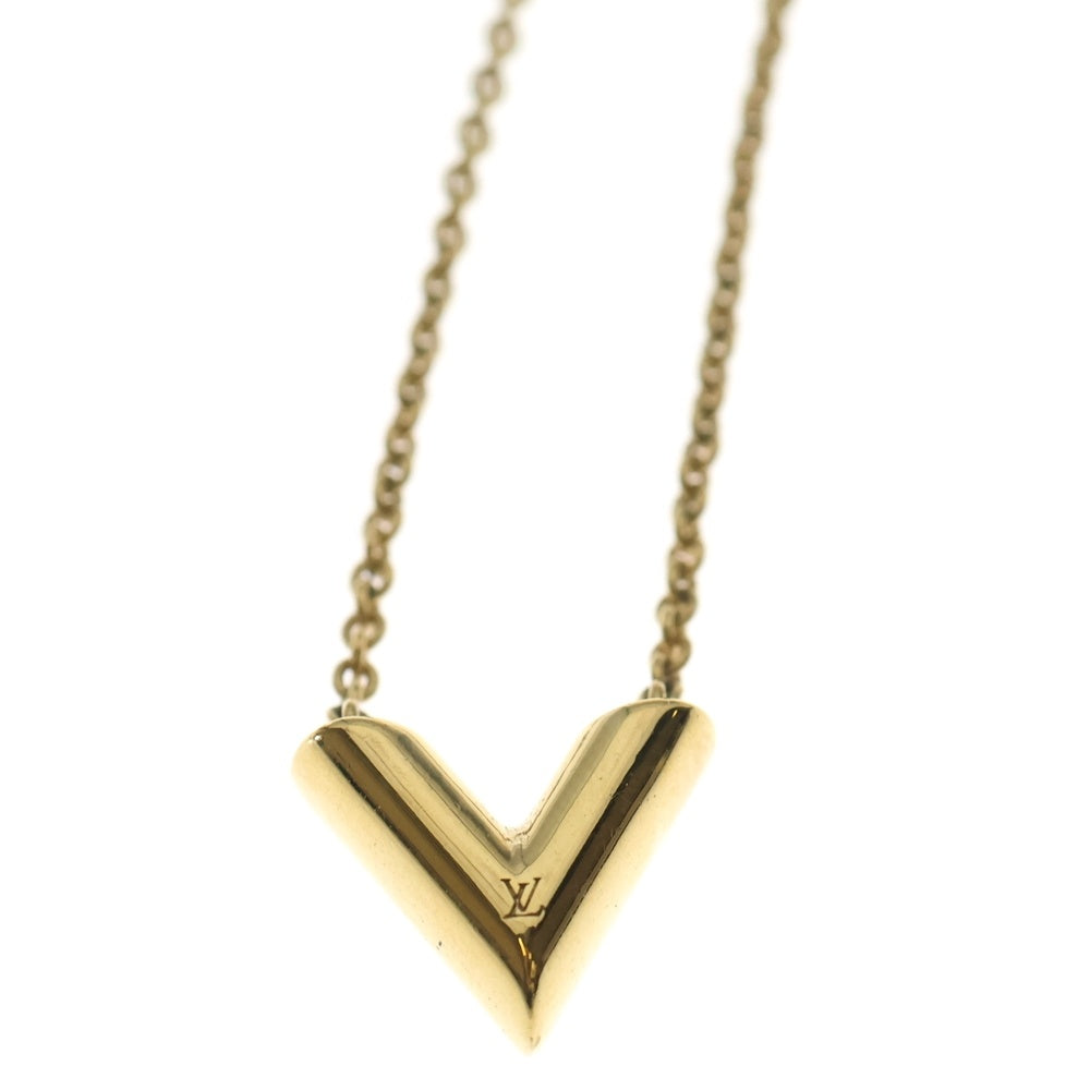 LOUIS VUITTON(ルイヴィトン) エセンシャルV ネックレス ペンダント チェーン ゴールド GP M61083