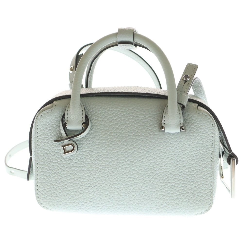 DELVAUX(デルボー) クールボックスナノ グレー トリヨングレインドカーフ ショルダーバッグ レディース