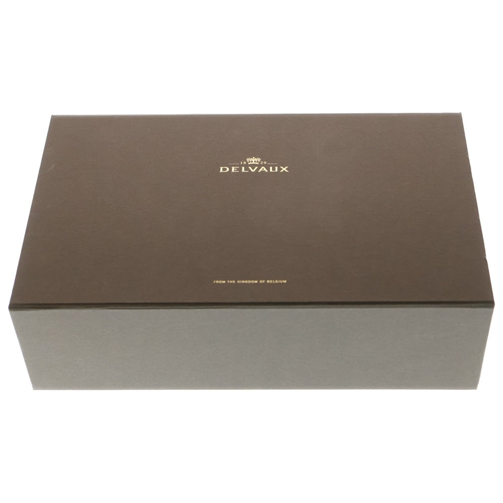 DELVAUX(デルボー) クールボックスナノ グレー トリヨングレインドカーフ ショルダーバッグ レディース