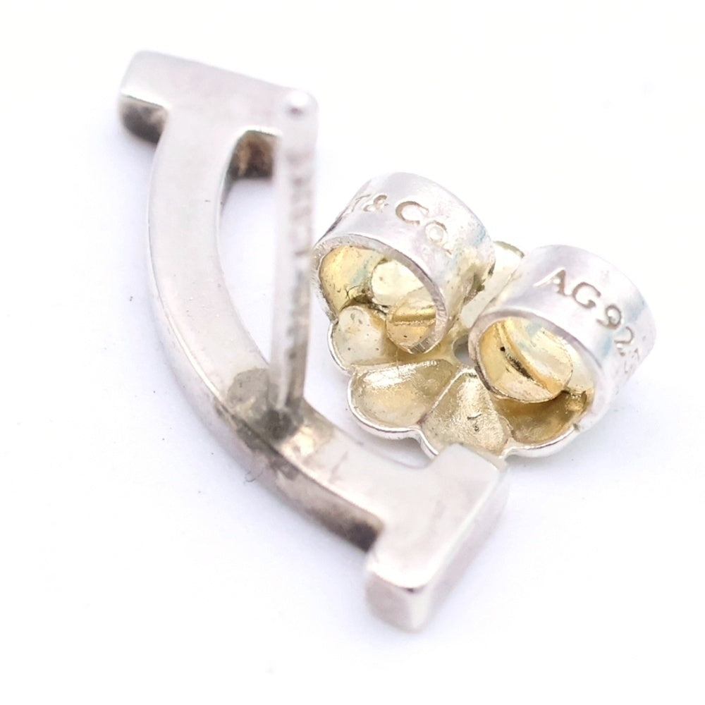 TIFFANY & Co.(ティファニー) Tスマイル ピアス Ag925 シルバー アクセサリー