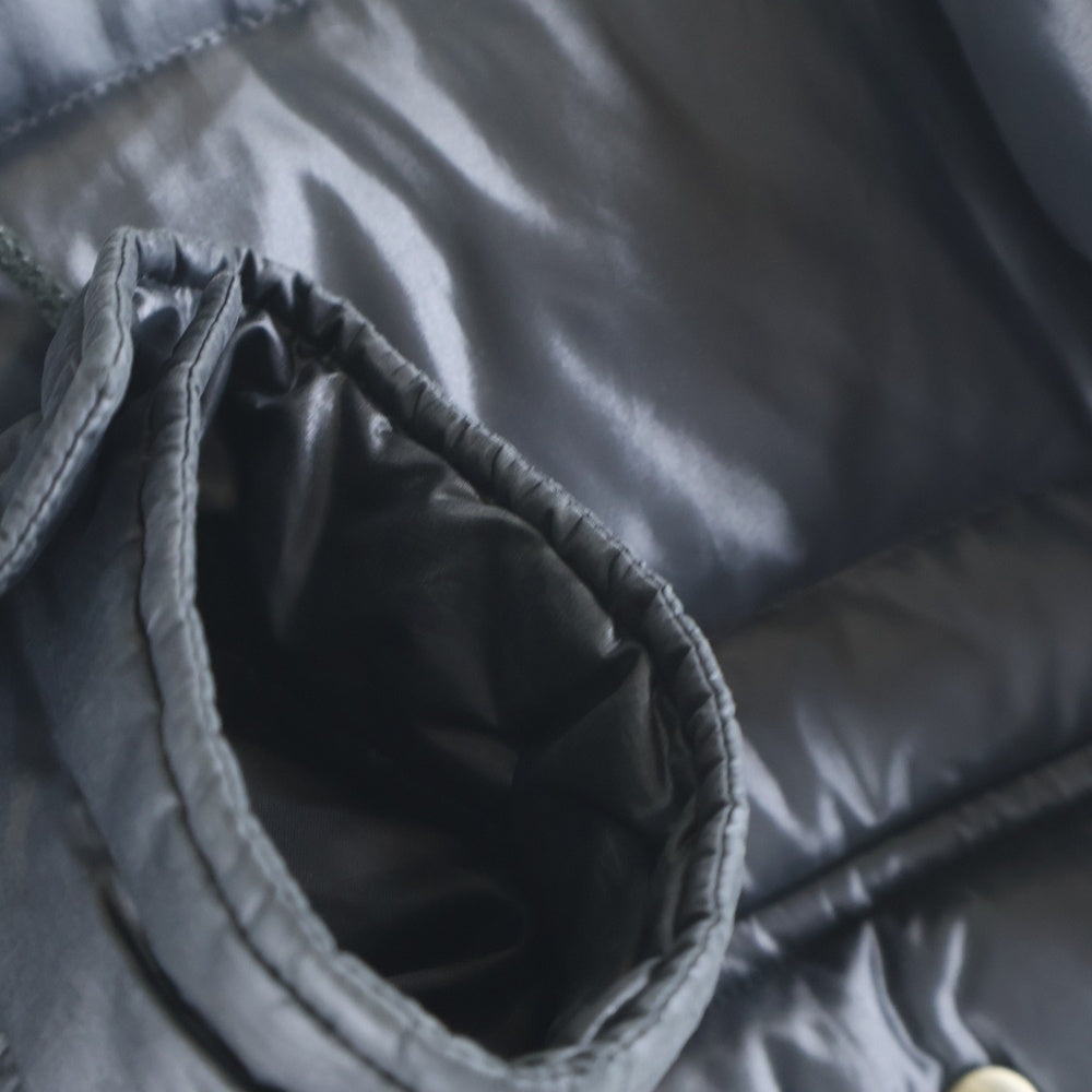 BURBERRY BLUE LABEL(バーバリーブルーレーベル) フーデッドダウンジャケット ブラック ポリエステル FCF16-630-09 レディース