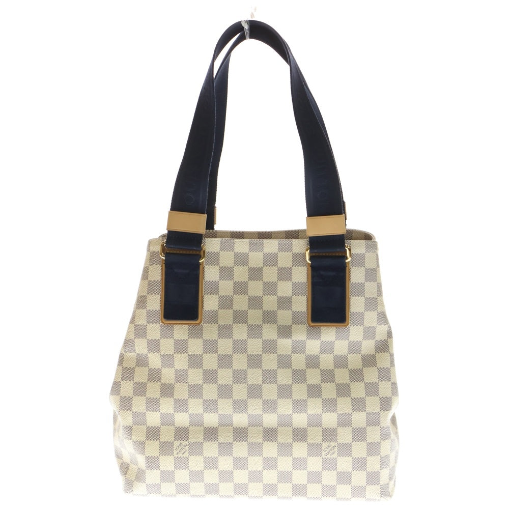 LOUIS VUITTON(ルイヴィトン) ダミエ アズール プランソレイユ・カバPM トートバッグ ハンドバッグ ベージュ PVCレザー N41179 レディース