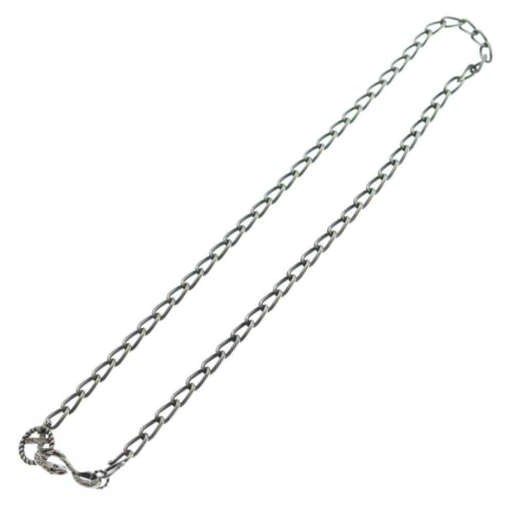 GALCIA(ガルシア) PENDANT CHAIN SNAKE & CROSS メキシカンスネーク クロス ネックレスチェーン シルバー