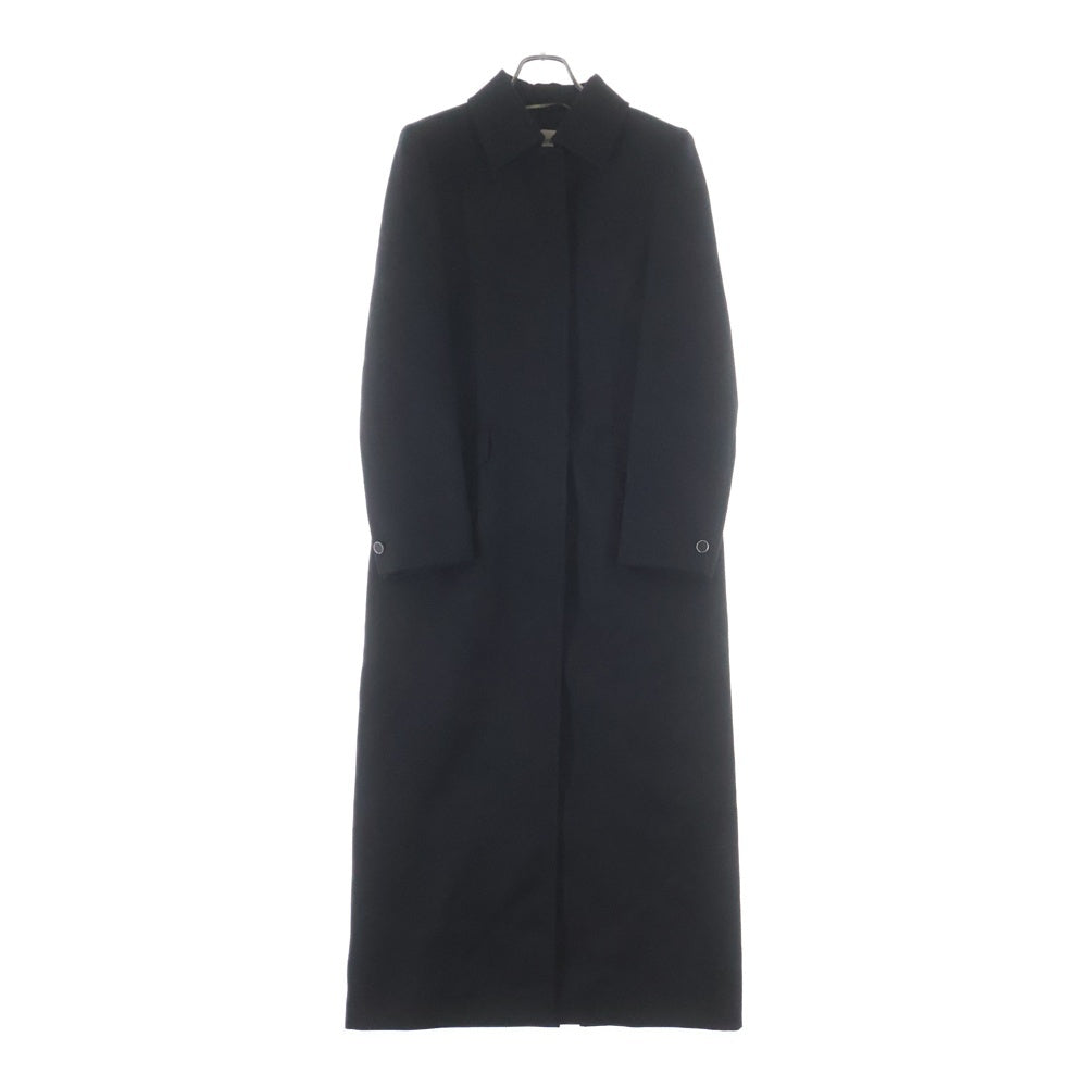 HERMES(エルメス) 25AW MANTEAU TAILLEUR EXTRA LONG セリエボタン ウール ステンカラー ロング コート ブラック 5H0143DB