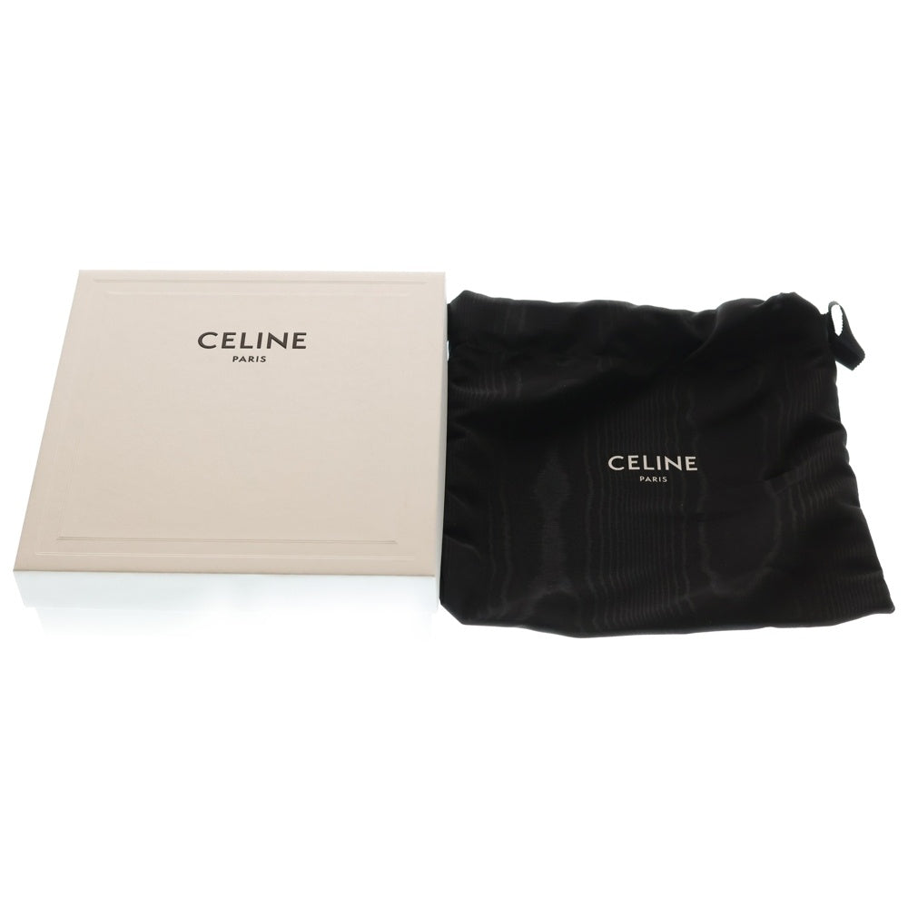 CELINE(セリーヌ) ミニクロード ショルダーバッグ ミニバッグ ブラック レザー ゴールド金具 レディース