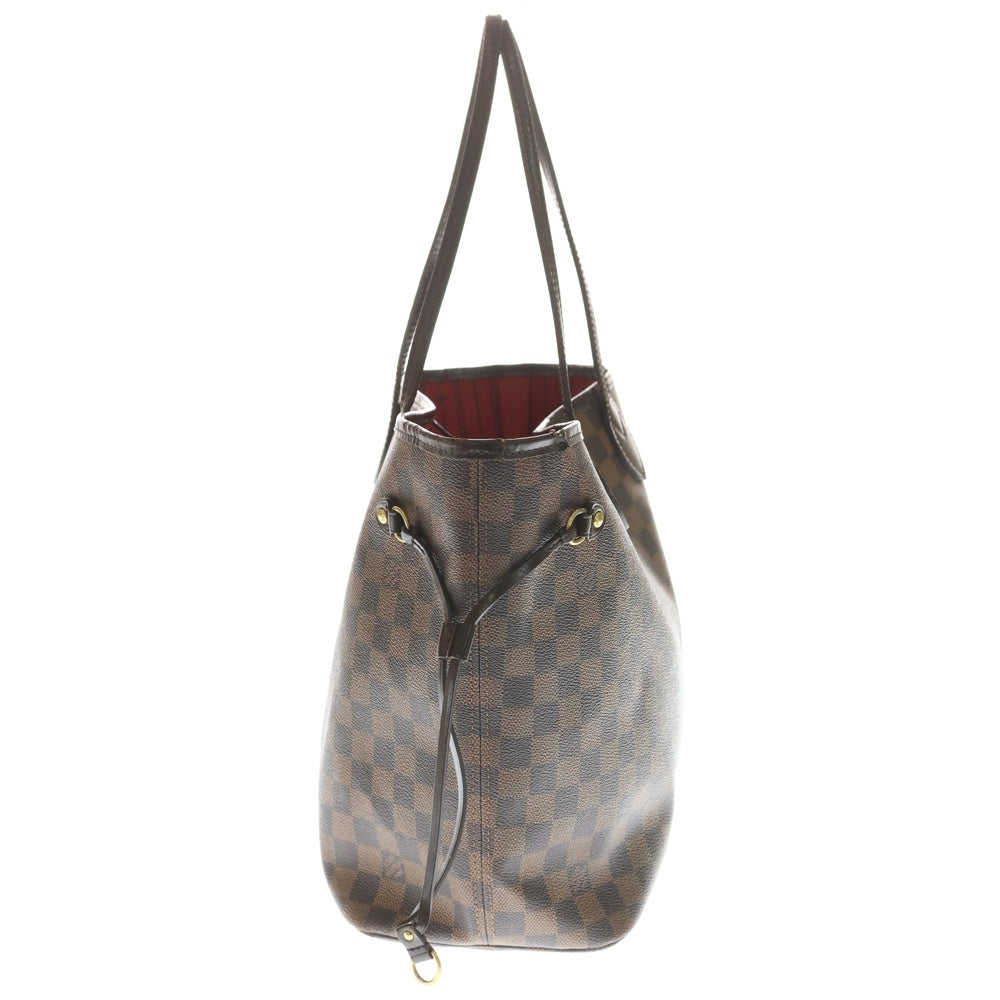 LOUIS VUITTON(ルイヴィトン) ダミエ エベヌ ネヴァーフルPM トートバッグ ハンドバッグ ブラウン レザー×PVC N51109 ゴールド金具 レディース
