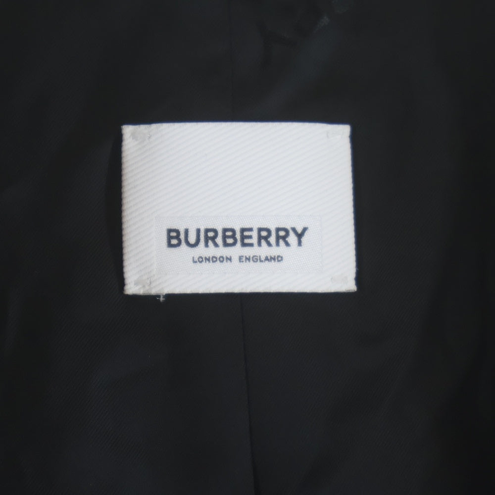 BURBERRY LONDON(バーバリーロンドン) カシミヤ混 ウール チェスター ガウン ロング コート ブラック 8022846 レディース