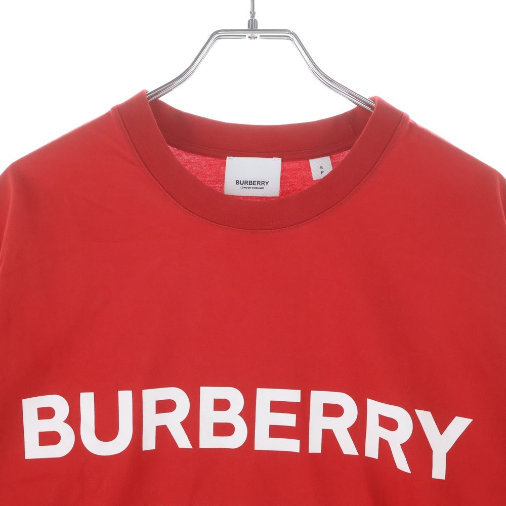 BURBERRY LONDON(バーバリーロンドン) ロゴプリント 半袖Tシャツ カットソー レッド 8011540 レディース