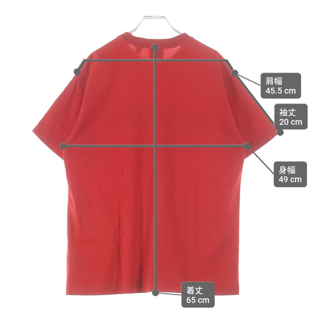 BURBERRY LONDON(バーバリーロンドン) ロゴプリント 半袖Tシャツ カットソー レッド 8011540 レディース