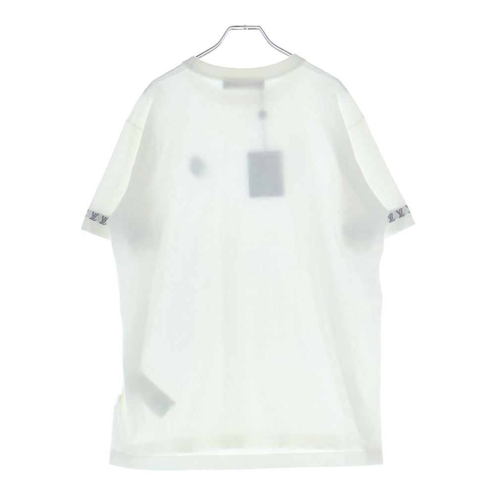 LOUIS VUITTON(ルイヴィトン) 25AW モノグラムジャガード 半袖Tシャツ カットソー ホワイト RM252MQ Z34 HRN47W