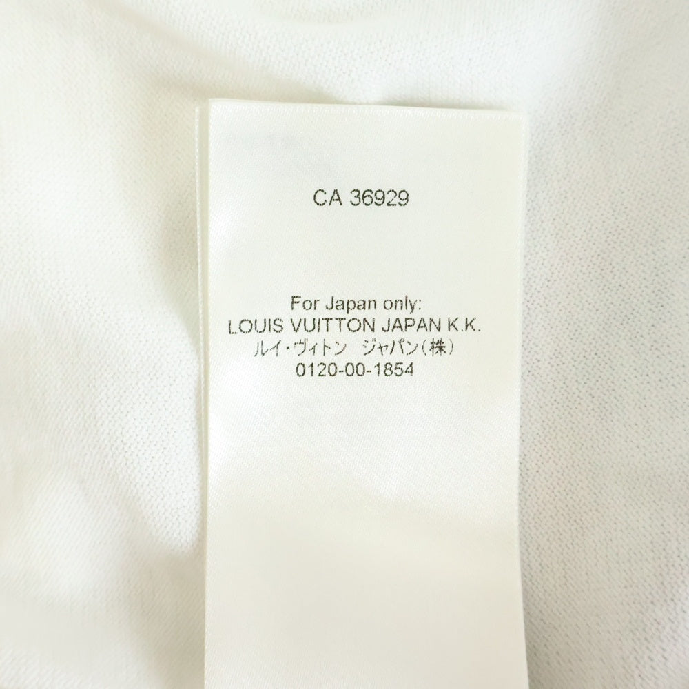 LOUIS VUITTON(ルイヴィトン) 25AW モノグラムジャガード 半袖Tシャツ カットソー ホワイト RM252MQ Z34 HRN47W